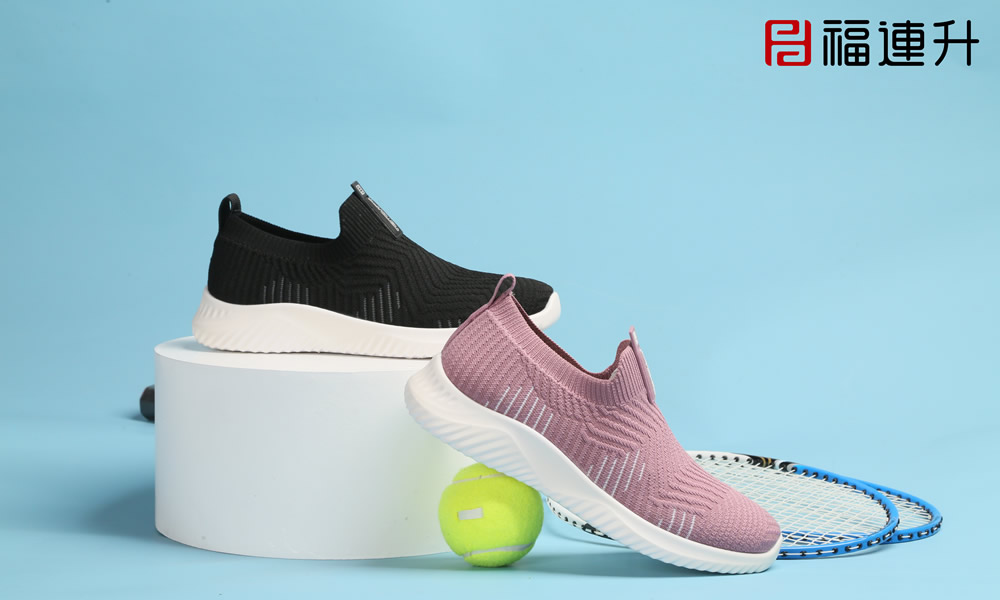 福連升休閑鞋20春運動休閑輕便透氣漫步女單鞋圖片