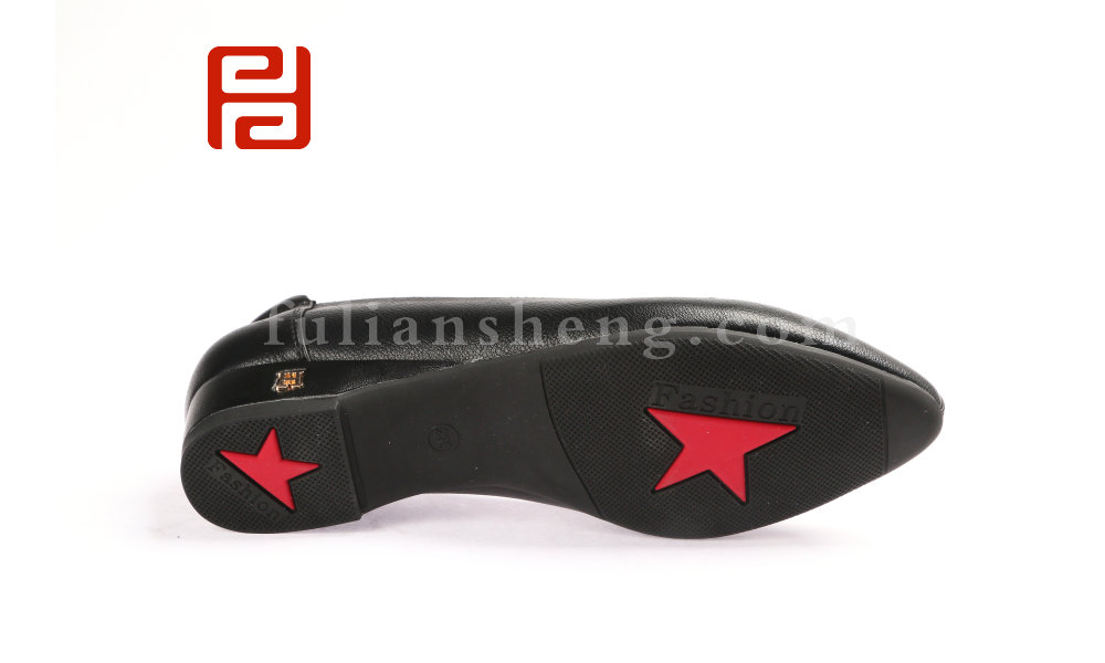 福連升休閑商務女鞋防水布鞋坡跟軟底工裝鞋20春圖片