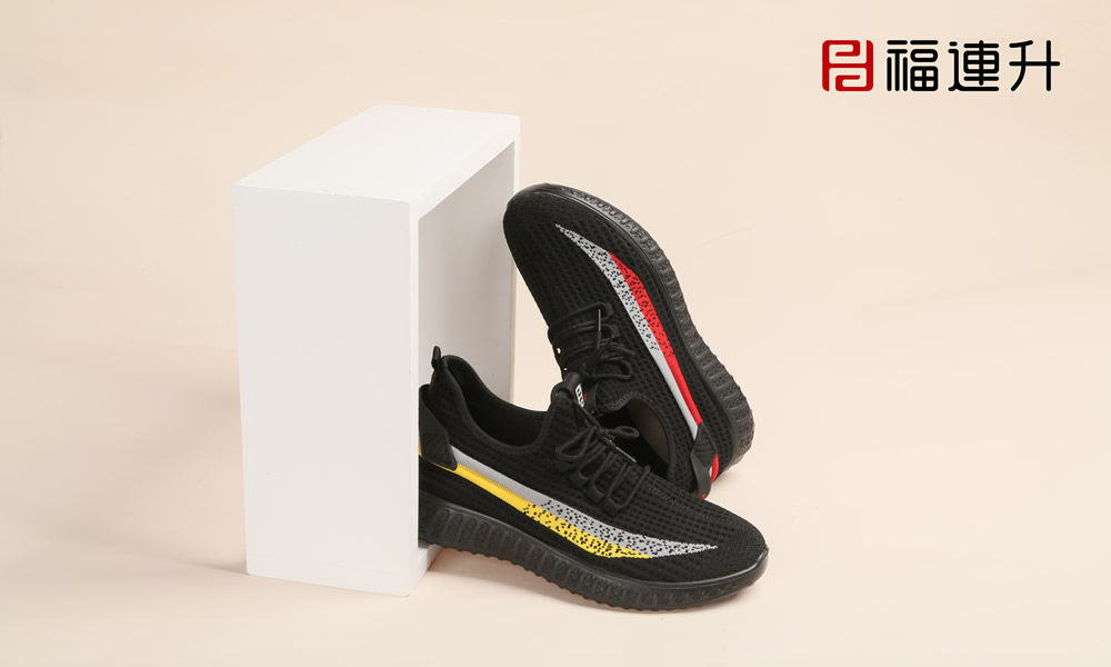 福連升2020春休閑軟底透氣椰子鞋運動男單鞋圖片