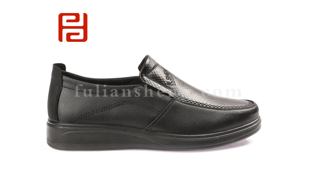福連升20春款男鞋商務休閑一腳蹬輕便中年鞋休閑鞋圖片
