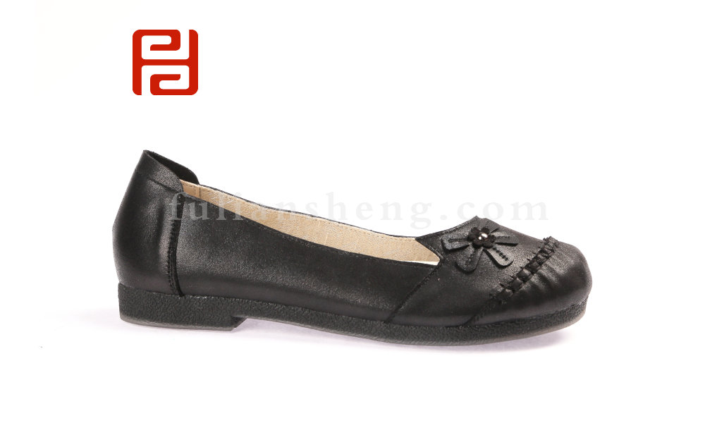 福連升平跟舒適淺口休閑女鞋 輕便老北京布鞋圖片