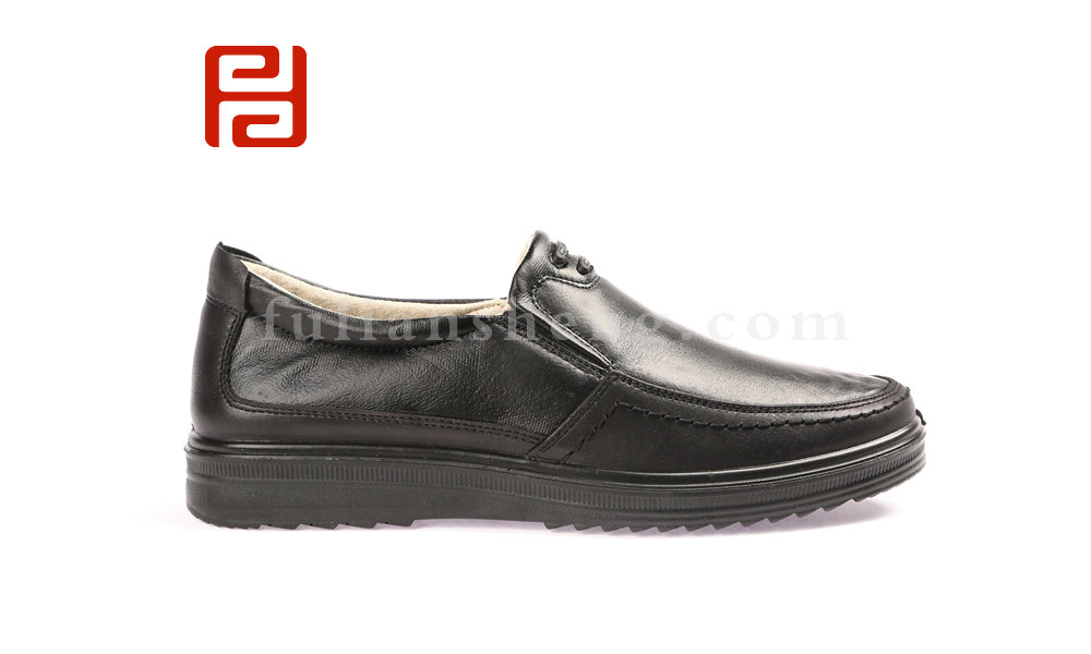 福連升2020春商務(wù)休閑輕便軟底老北京布鞋男士單鞋圖片