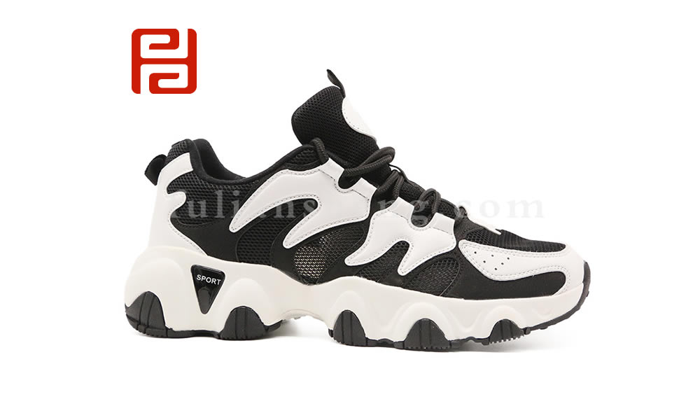 福連升夏季新款男士塑膠發泡時尚運動休閑老爹鞋圖片