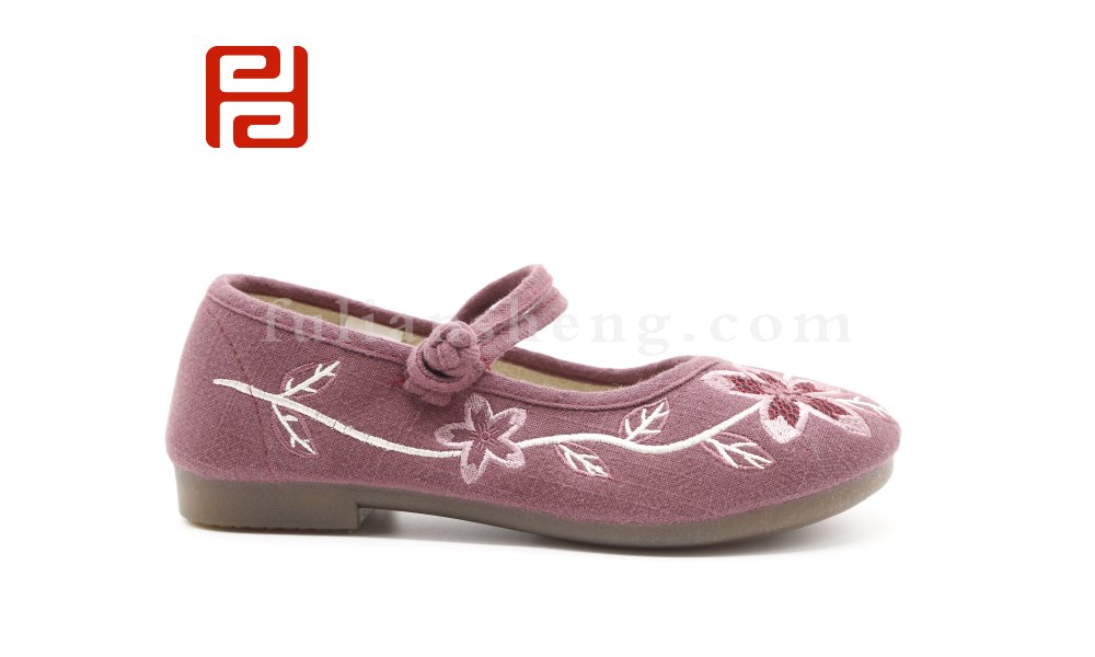 老北京布鞋女民族風繡花鞋漢服棉麻舒適女鞋圖片