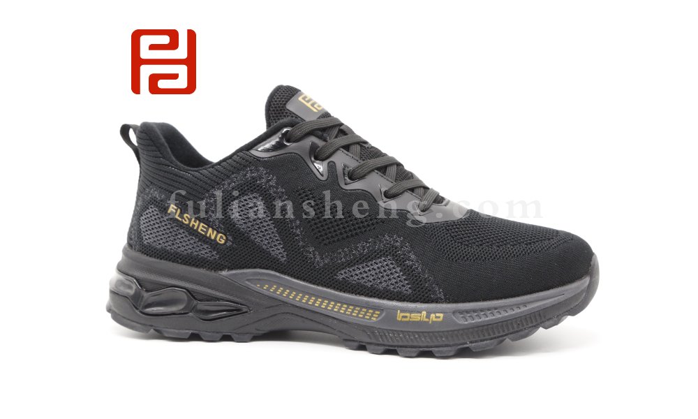 福連升2020冬季新款防水飛織運(yùn)動(dòng)鞋中年旅游鞋男鞋圖片