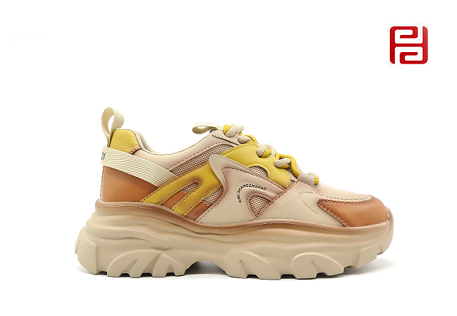 福連升秋季時尚運動鞋女鞋單鞋厚底老爹鞋