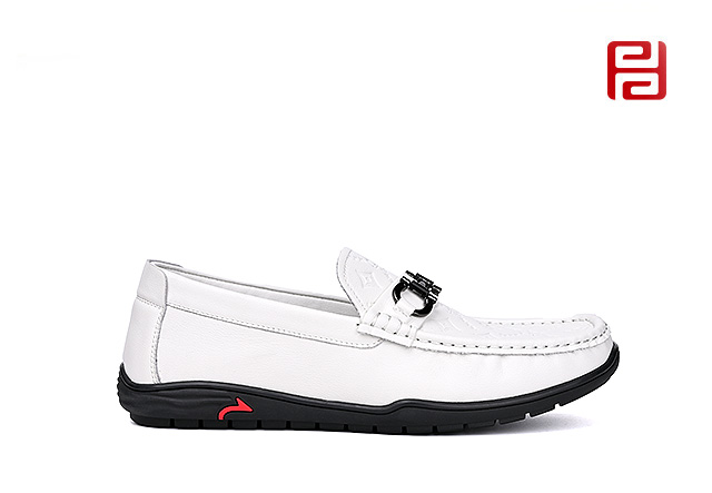 福連升春秋男士單鞋商務休閑豆豆鞋舒適合腳