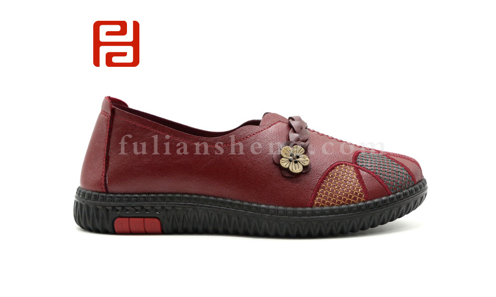 福連升春秋女款單鞋舒適休閑養(yǎng)生鞋輕便女鞋