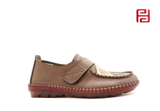 福連升春秋單鞋女鞋中老年舒適休閑手縫鞋