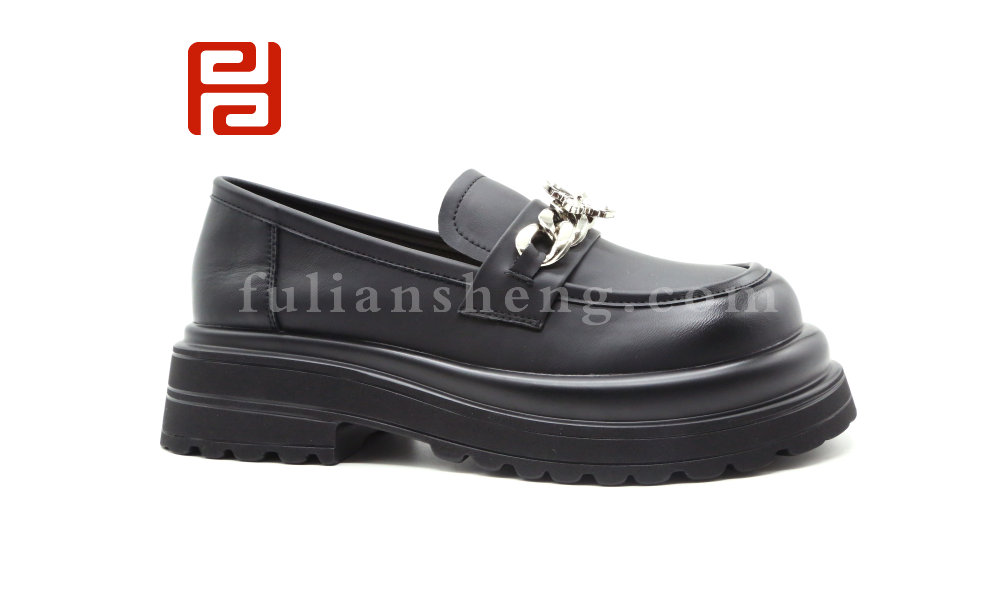 福連升春秋女鞋甜辣時尚增高樂福鞋單鞋