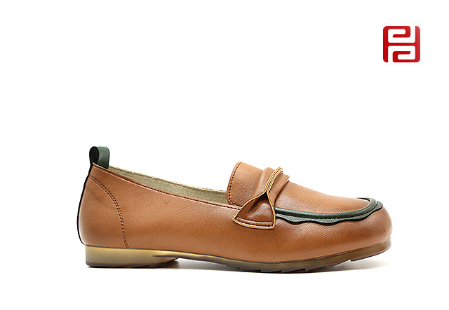 福連升春秋休閑單鞋舒適休閑手縫鞋女鞋