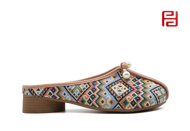 福連升夏季女鞋中國風漢唐風韻民族風拖鞋女鞋