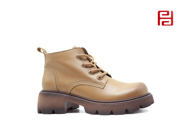 福連升秋冬季新品女鞋時尚休閑高幫低跟女鞋時尚短靴