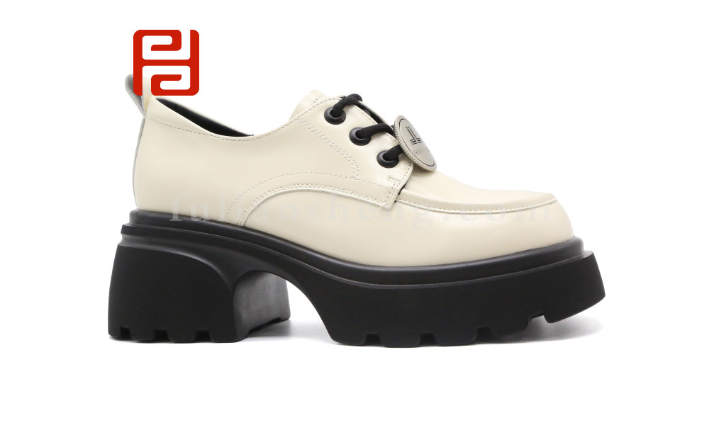 福連升春秋新款時尚休閑單鞋樂福鞋女鞋