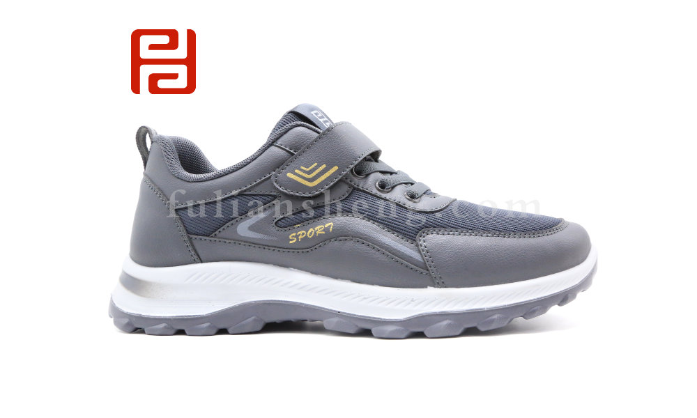 福連升春秋新款休閑運(yùn)動(dòng)男鞋健步鞋男單鞋