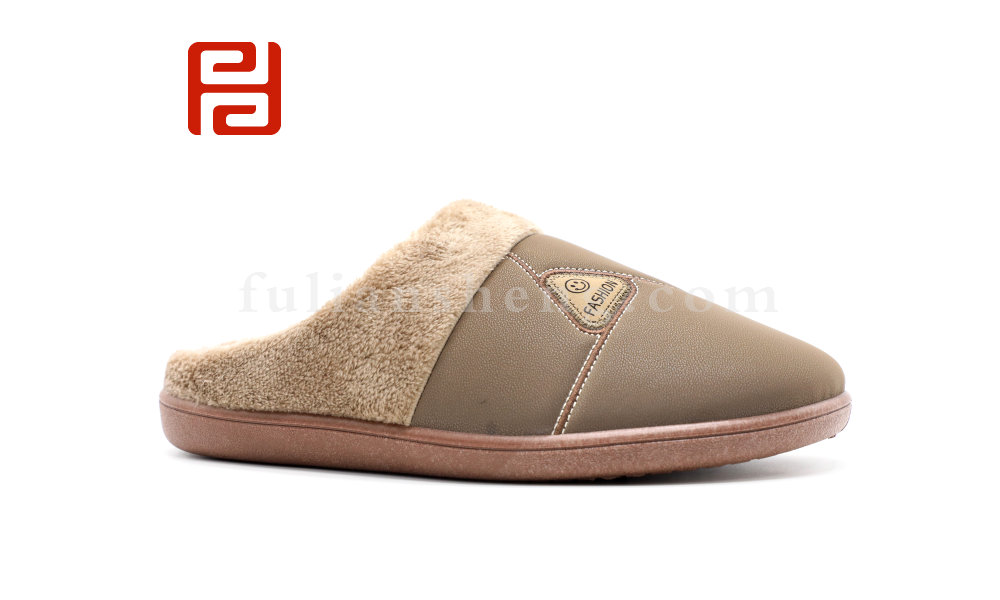 福連升冬季新款居家時(shí)光男鞋拖鞋居家拖鞋