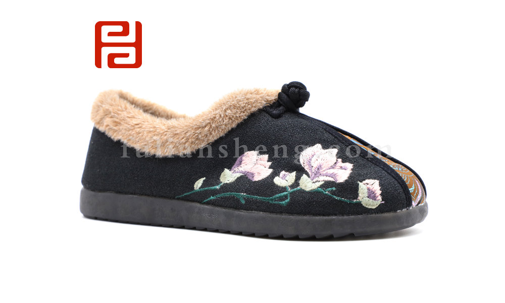 福連升冬季新款中國風尚老北京布鞋漢唐風韻漢舞鞋