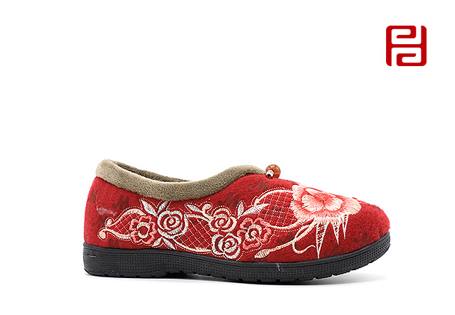 福連升冬季新款中國風(fēng)尚老北京布鞋漢唐風(fēng)韻漢舞鞋