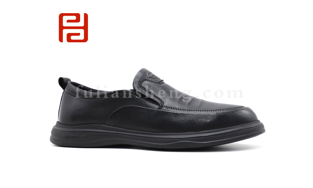 輕松工作男鞋商務休閑皮鞋3D緩震鞋墊棉麻里布