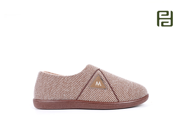 福連升冬季居家棉拖鞋男款