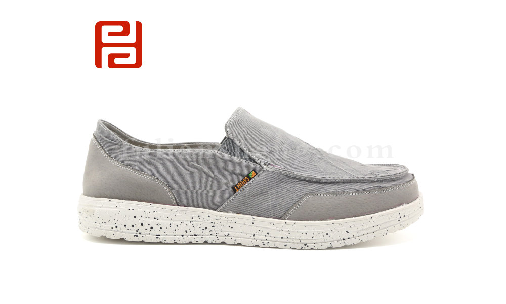 福連升男鞋牛仔布鞋時(shí)尚透氣輕便休閑鞋泡沫底緩震春夏圖片