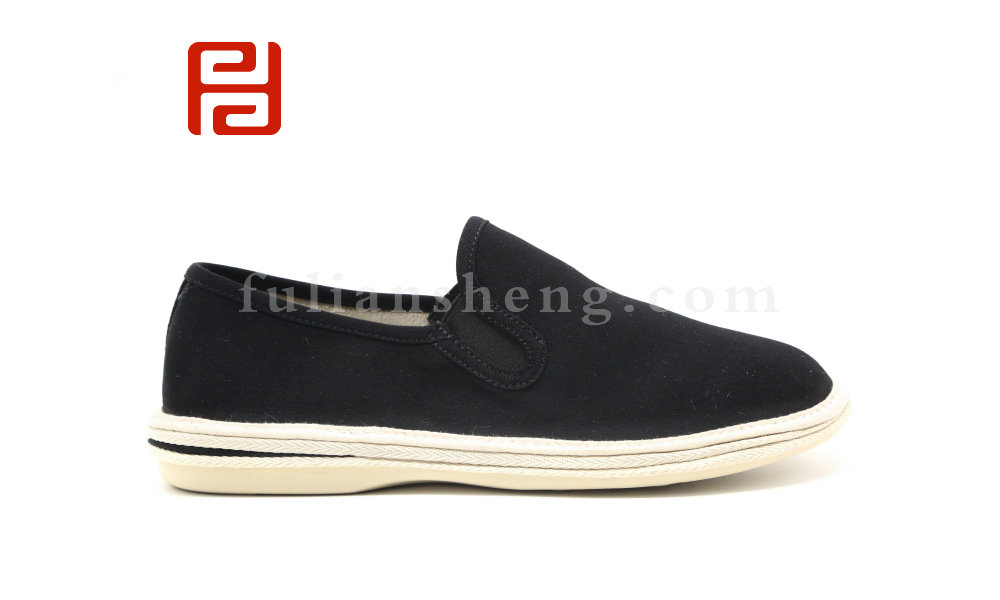 福連升老北京布鞋傳統沖服呢聚氨酯軟底舒適男鞋單鞋棉麻內里