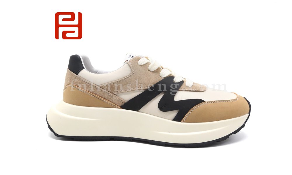 福連升休閑鞋秋季時尚運動阿甘鞋拼色復(fù)古女鞋