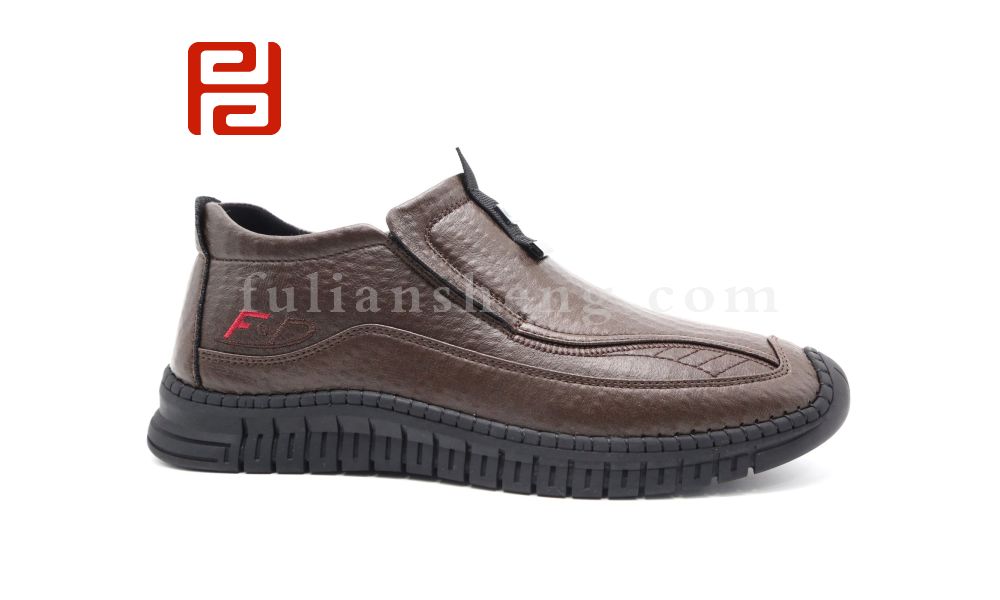 福連升休閑鞋冬季加絨保暖男鞋手縫舒適軟底圖片