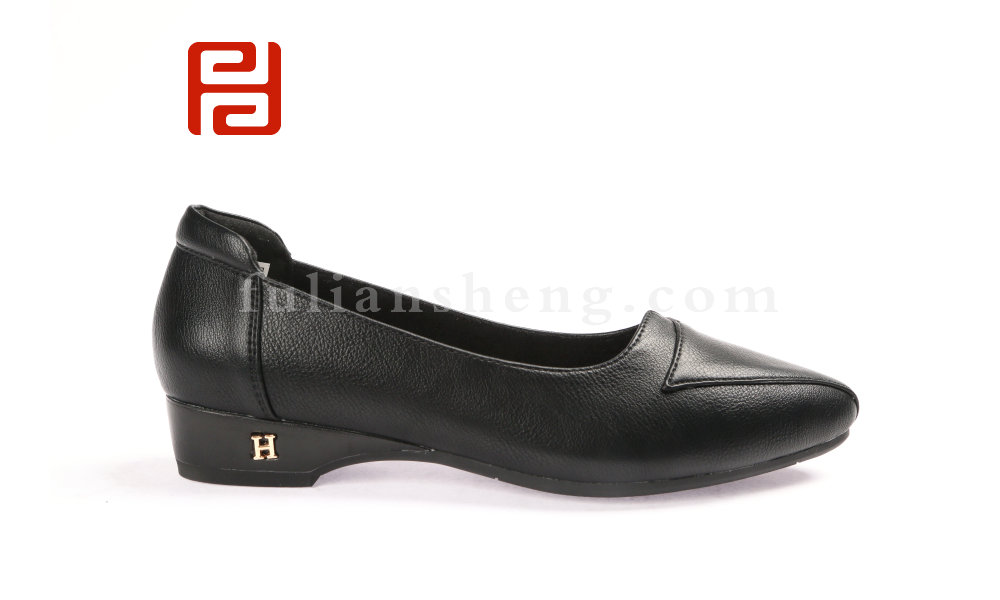 福連升休閑商務女鞋防水布鞋坡跟軟底工裝鞋20春(圖7)