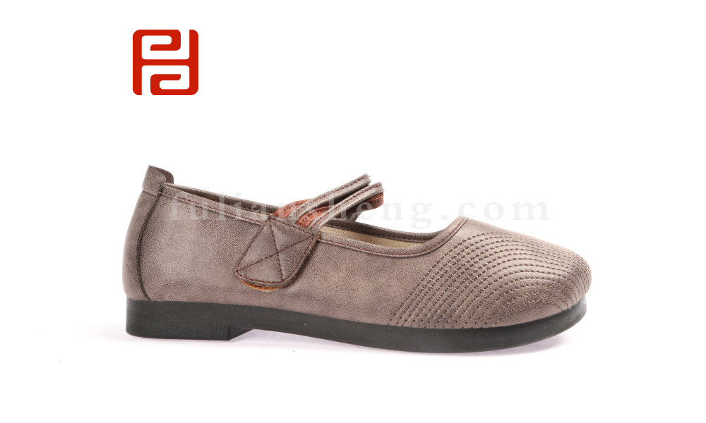 福連升2020春季輕便透氣防滑免洗淺口女單鞋媽媽鞋(圖2)