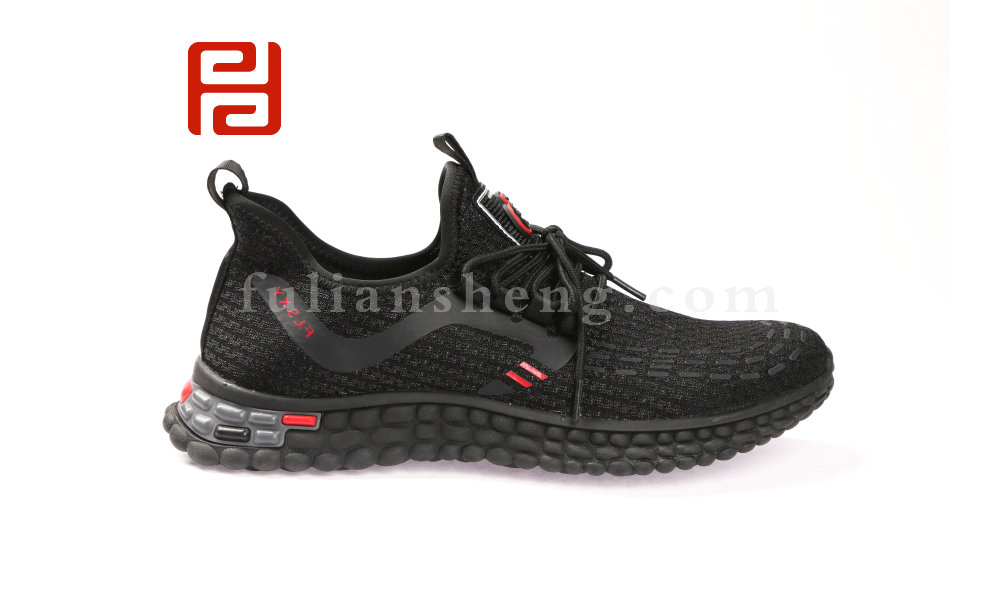 福連升春款男士透氣輕便防滑運動鞋棉麻內里(圖2)