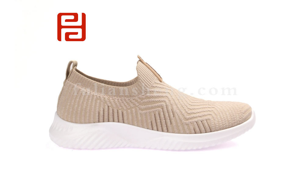 福連升男士透氣網面一腳蹬襪子鞋休閑單鞋運動鞋(圖2)