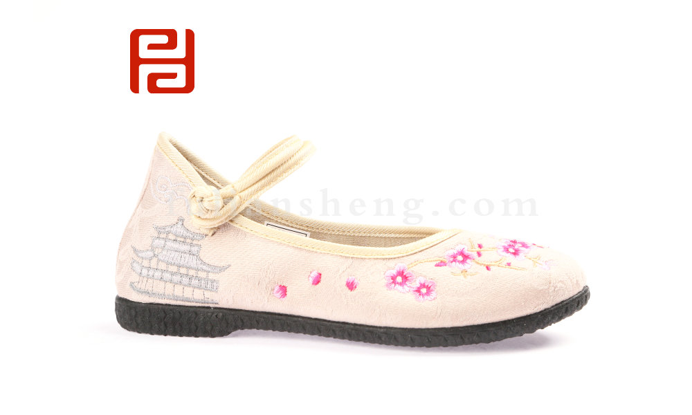 福連升老北京布鞋春時尚休閑繡花民族風女單鞋(圖4)