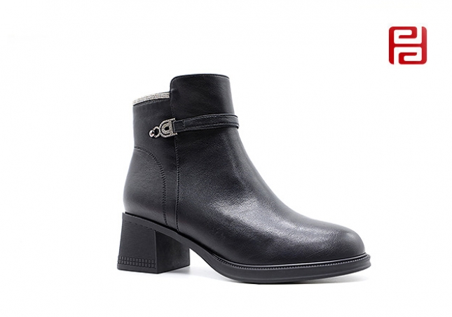 福連升冬季新款輕松工作女鞋魅力時裝鞋