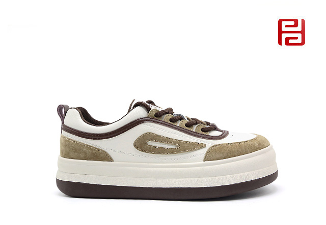 真皮小白鞋ins潮流時尚百搭韓版厚底休閑板鞋女單鞋