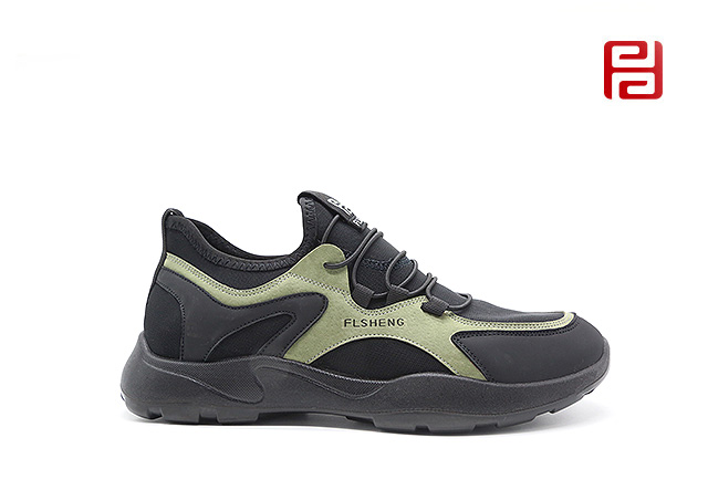 福連升春季男鞋拼色旅游鞋戶外休閑運動徒步鞋