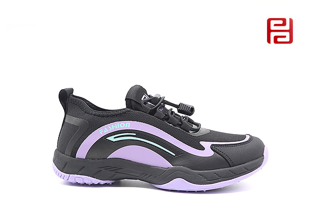 福連升春季新款網布透氣戶外漫步鞋旅游鞋拼色輕便女鞋